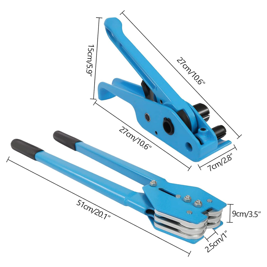 Banding Packaging Pallet Strapping Kit Poly Strapping Tensioner Tool, Banding Sealer Tool,Plastic Packaging Corner