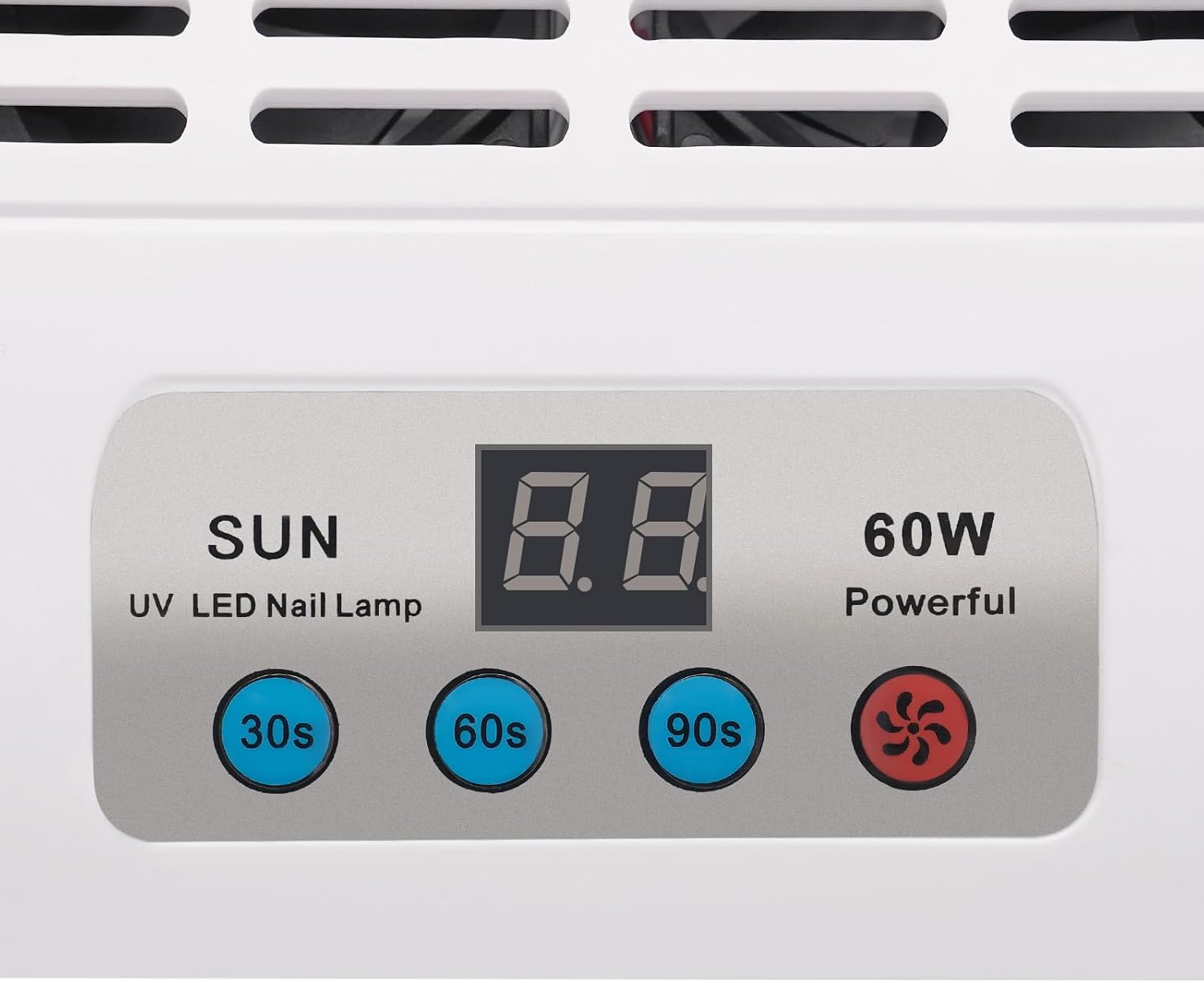 5-in-1 Nail Dust Collector, 60W UV LED Lamp Pink White Salon Home | 5-In-1 Multifunctional Nail Machine Combines Dust