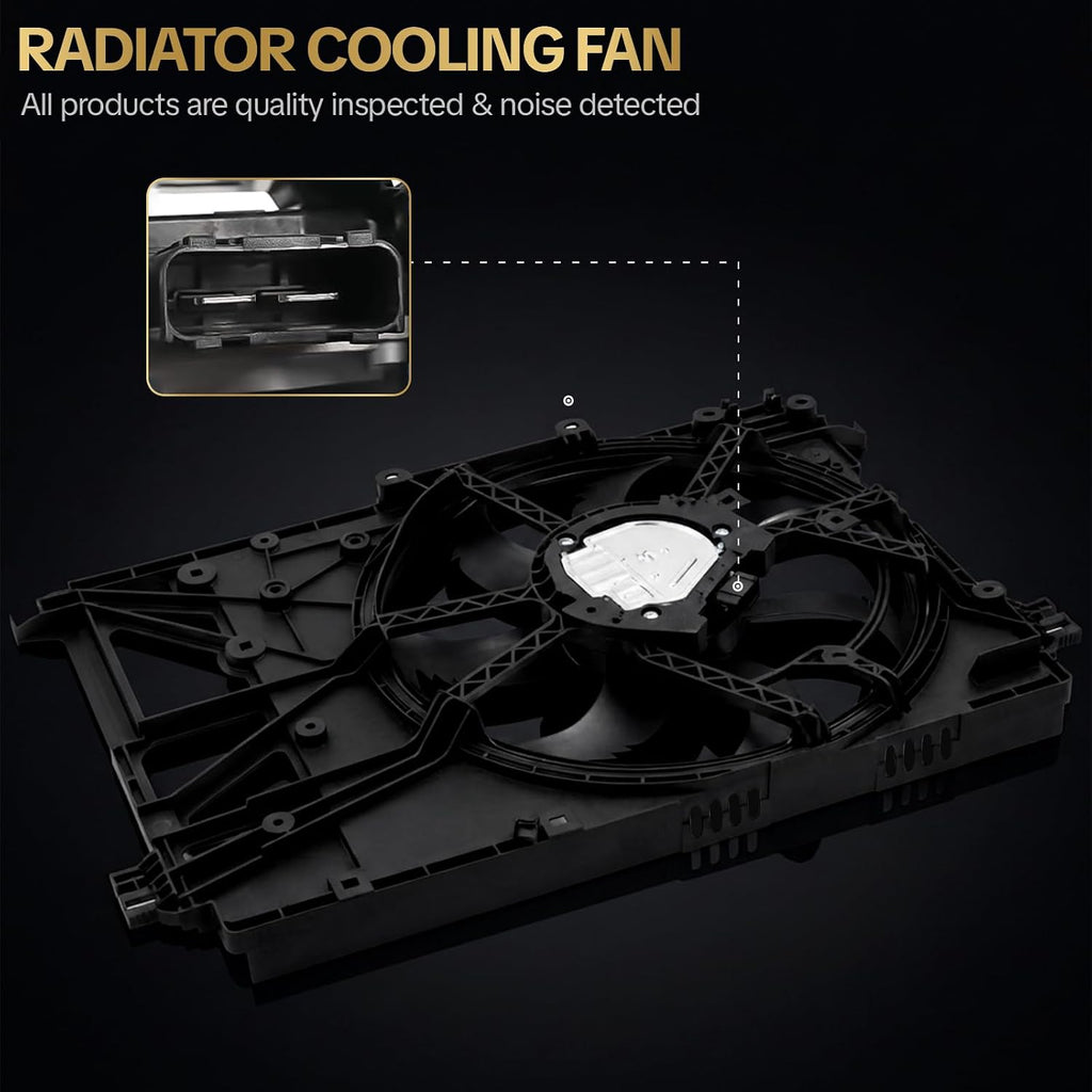 624200 Radiator Cooling Fan Assembly Fits for 2018-2021 Toyota Camry 2.5/3.5/ for 2019-2020 Lexus ES350 3.5L for 2019-2021 Toyota Avalon 3.5L for 2019-2021 Toyota RAV4 2.5L Replaces OE TO3115204