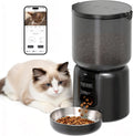 Automatic Cat Feeder with Camera – 5G WiFi Timed Cat Food Dispenser, 4L Clog-Free Smart App Control Pet Feeder, 1080P