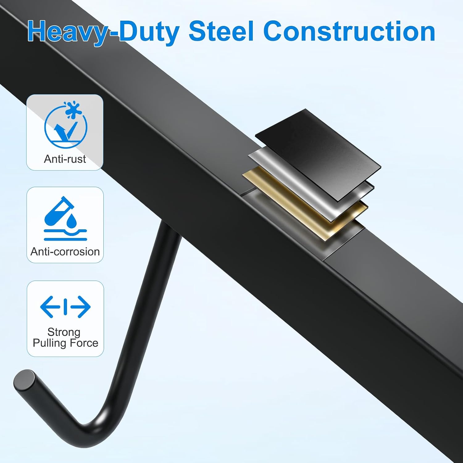 Steel Chain Link Fence Stretcher with 6 Thicken Hook