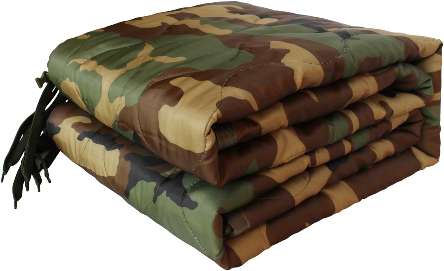Military Blanket - Camping Sleeping Bag with Zipper, Poncho Liner Thermal Insulated Blanket, Lightweight Portable