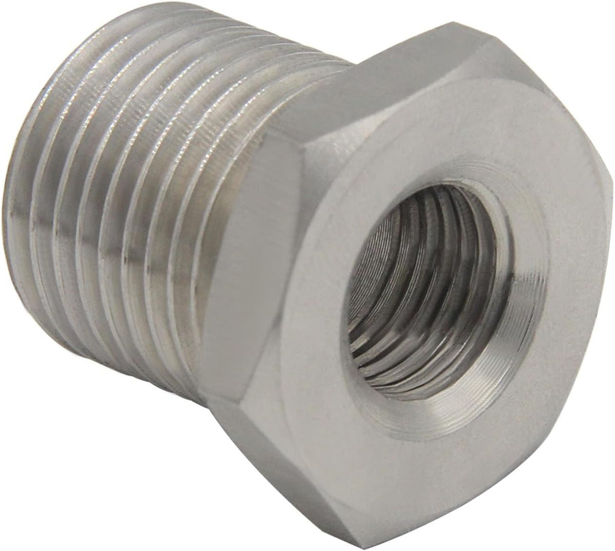 Stainless Steel Bulkhead Fitting 1/4 NPT Female Bulked Coupler 2Pcs