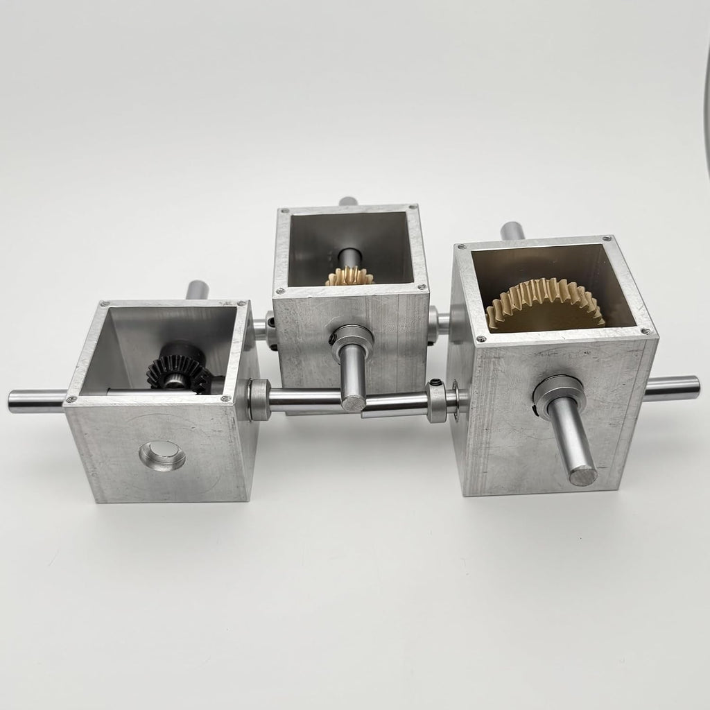 Gearbox Worm Gear Gearbox 8mm Shaft 1:15 1:20 1:25 1:30 1:35 Transmission Steering Turnine Reducer Angle Device Commutator Steering Direction(1 to 35 Ratio)