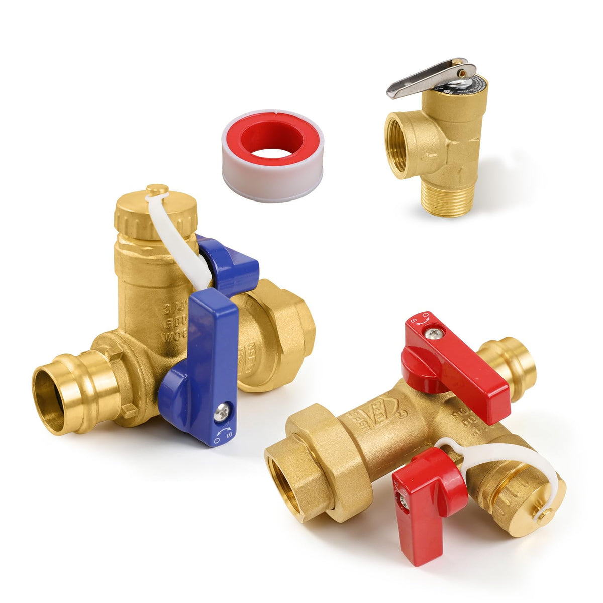 3/4" EFIELD IPS Isolator Tankless Water Heater Service Valve Kit