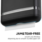 400-Sheet Multifold Paper Towel Dispenser,Screw Mounting,Black AK5301