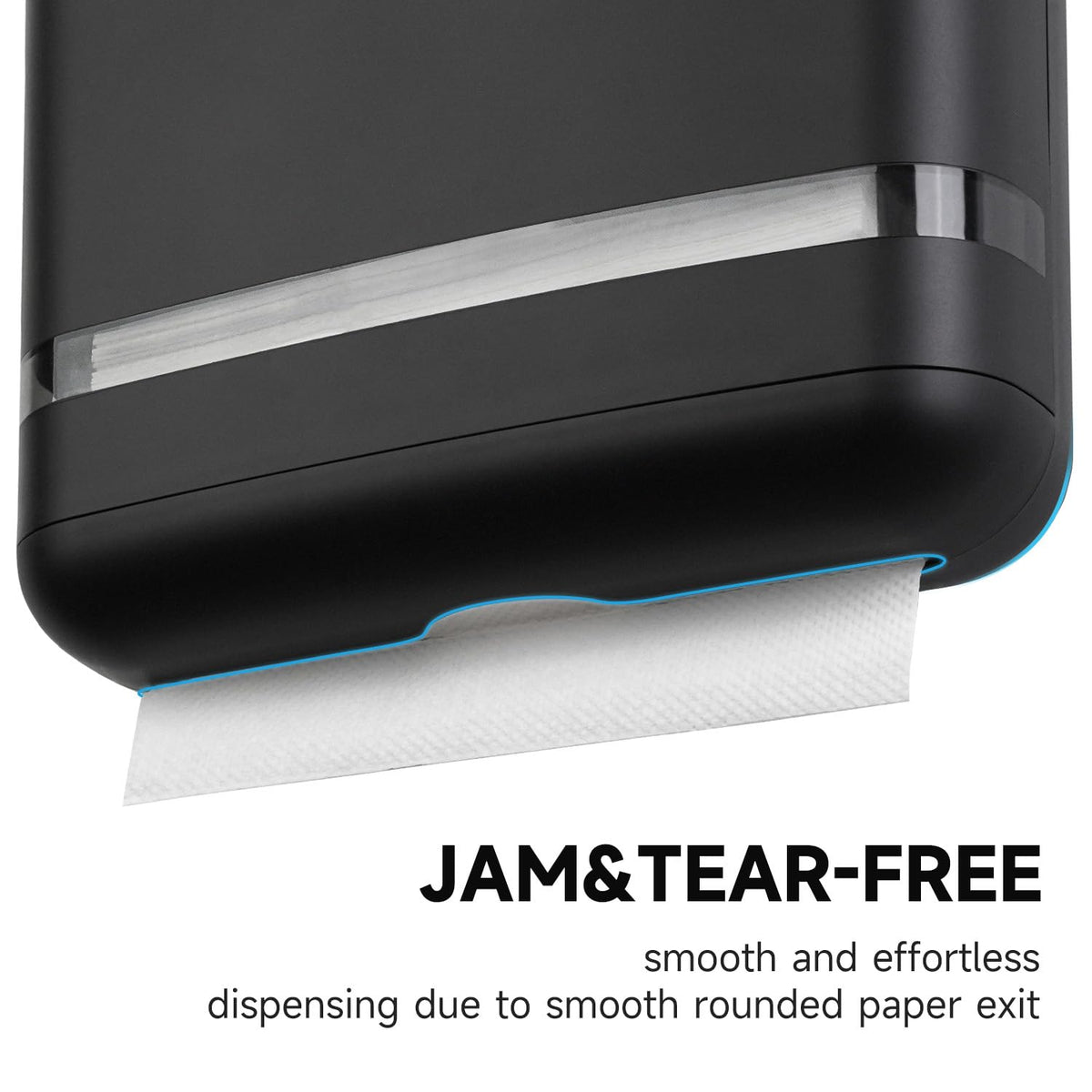400-Sheet Multifold Paper Towel Dispenser,Screw Mounting,Black AK5301