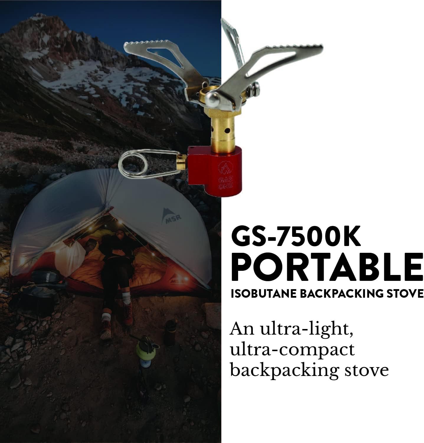 Camping Stove Backpacking Stove, Stainless Steel Ultra-Light,-Pocket Rocket Stove for Backpacking, Hiking, Survival