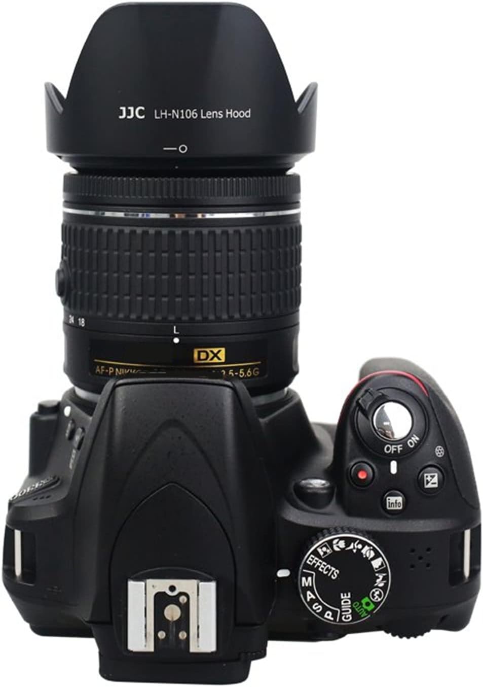 Dedicated Bayonet Reversible Lens Hood Shade for Nikon AF-P DX Nikkor 18-55mm F3.5-5.6G VR & AF-P DX Nikkor 18-55mm