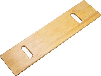 Wooden Slide Transfer Board with Handles for Seniors, 500 lb Capacity