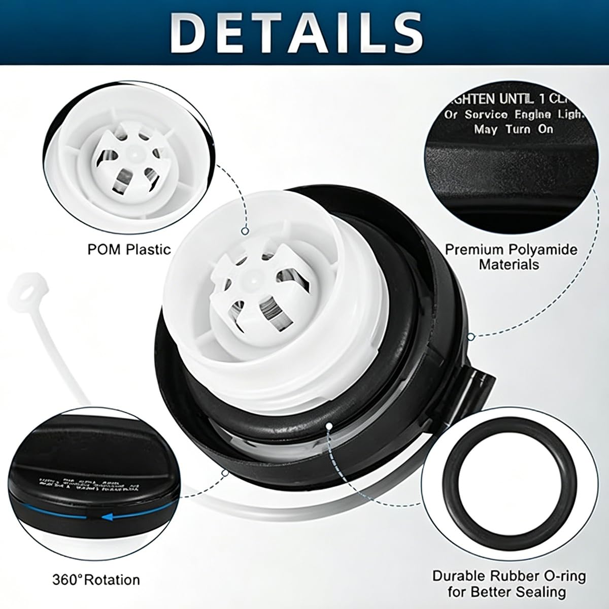 Fuel Gas Cap for Mazda CX-30 2019-2023