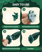 24 Pack Weatherproof Gaskets & Plug Protector Covers, Outdoor Outlet Covers