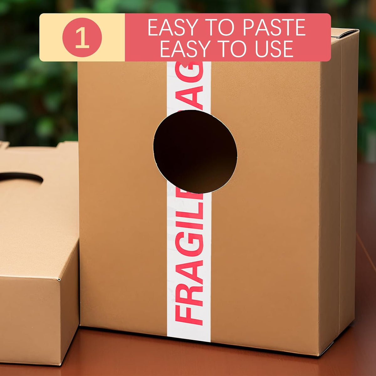 Fragile Warning Tape, Polyethylene Film Shipping Seal for Boxes Envelopes