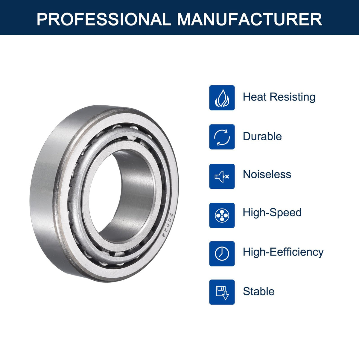 HIPicco 2 Pack 25577/22 Tapered Roller Bearing Cone and Cup Set