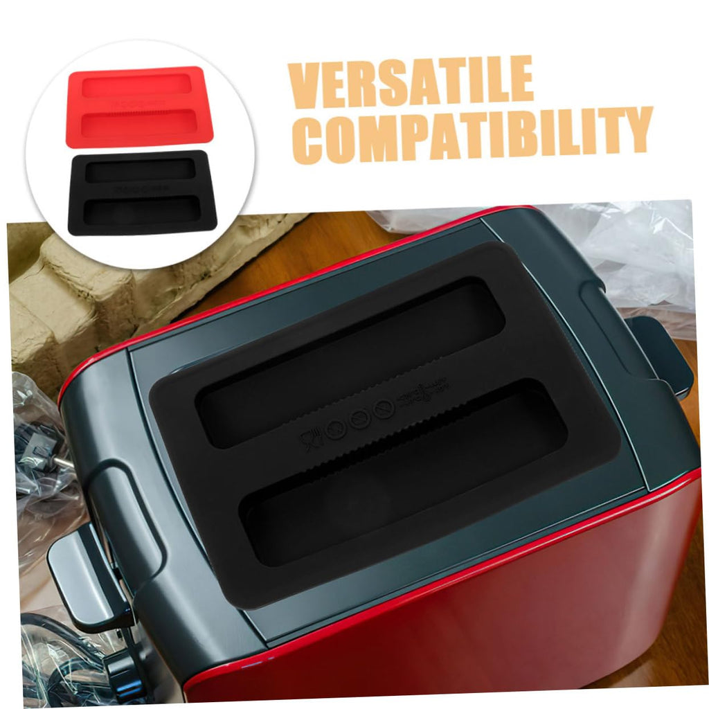 2pcs Silicone Toaster Cover for 2 Slice Toasters and Vents
