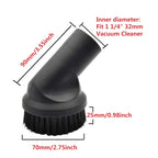 EZ SPARES Soft 32mm Big-Opening Vacuum Dusting Brush for Floors & Corners