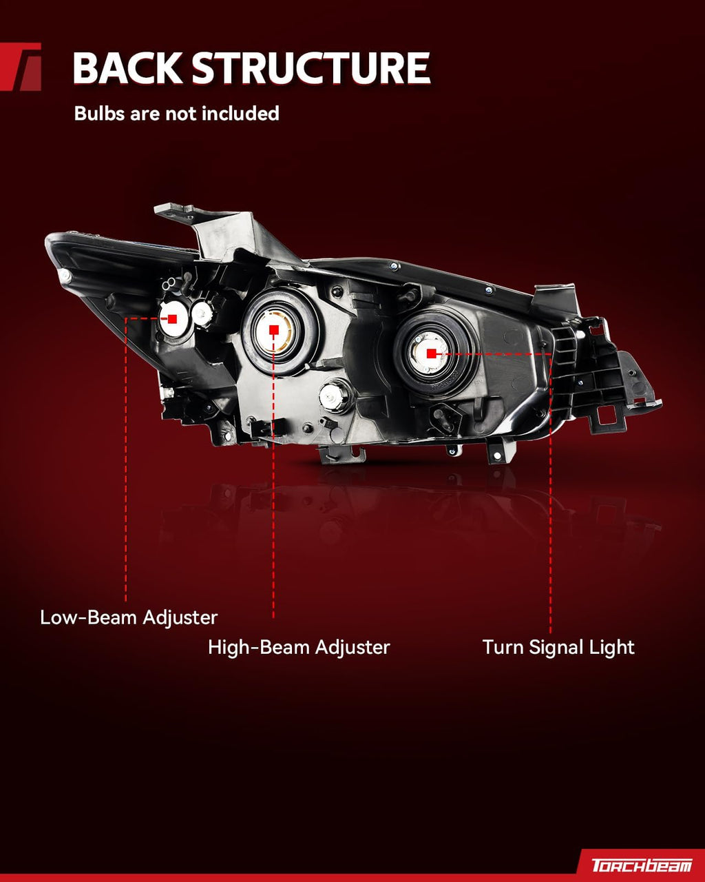 Projector Headlights Assembly for 2013-2016 Mazda CX-5