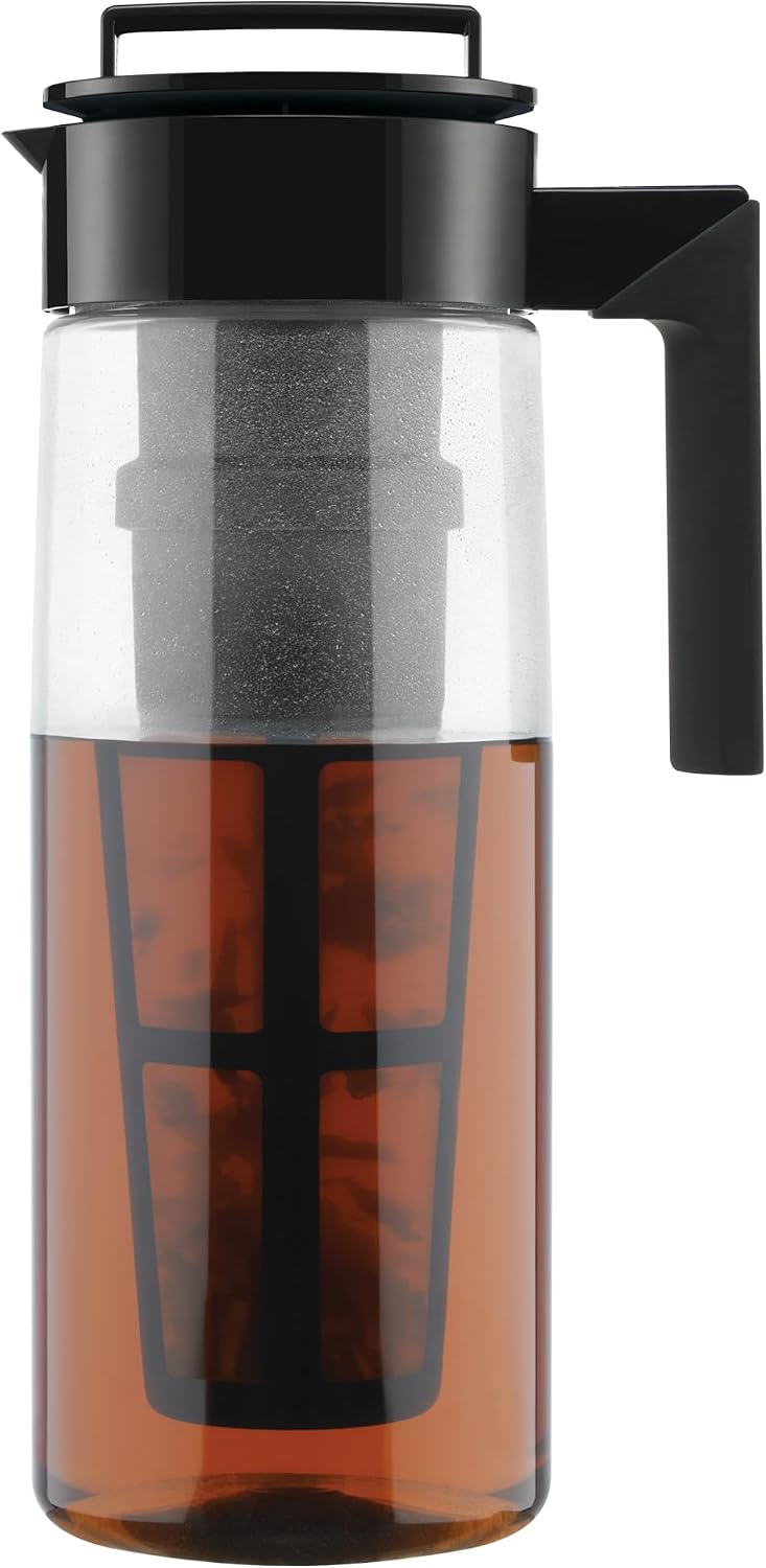 Flash Chill Iced Tea Maker - Versatile Tea Brewer for Loose/Bagged Tea - Patented Flash Chill Tech Hot/Cold Use