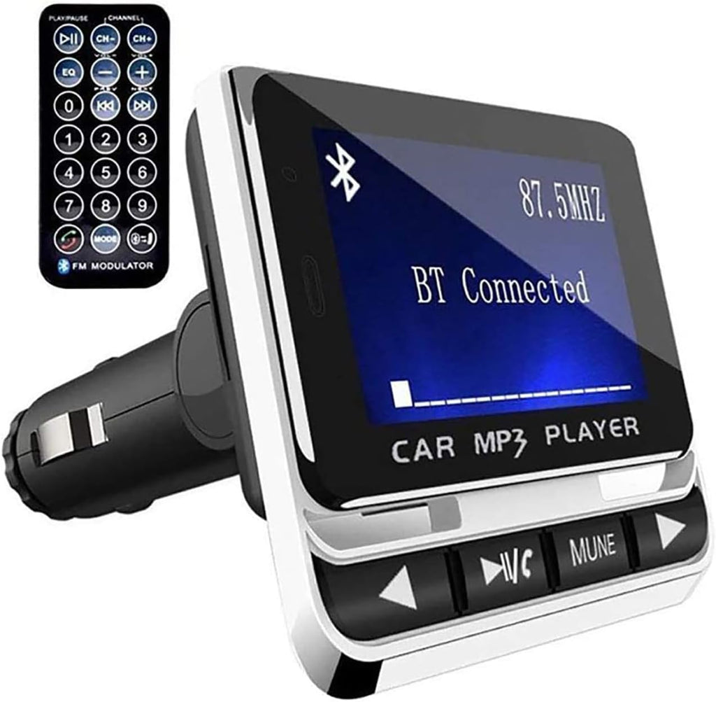 Bluetooth FM Transmitter for Car, Wireless Radio Adapter, 38W [PD 20W + QC 3.0], Handsfree Auto Kit with Remote