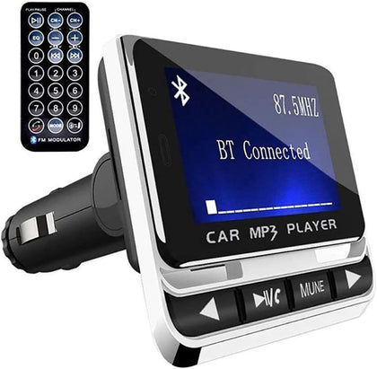 Bluetooth FM Transmitter for Car, Wireless Radio Adapter, 38W [PD 20W + QC 3.0], Handsfree Auto Kit with Remote
