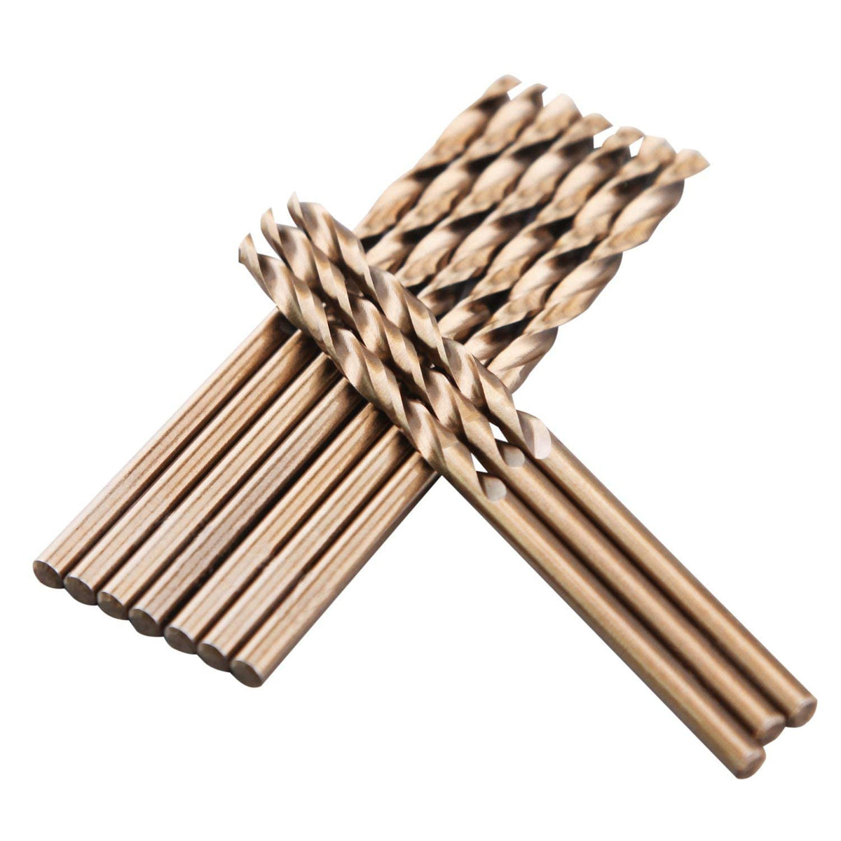 LU&MN M35 Cobalt HSS Twist Drill Bit, 1/8", 10 Packs, 100 Pcs
