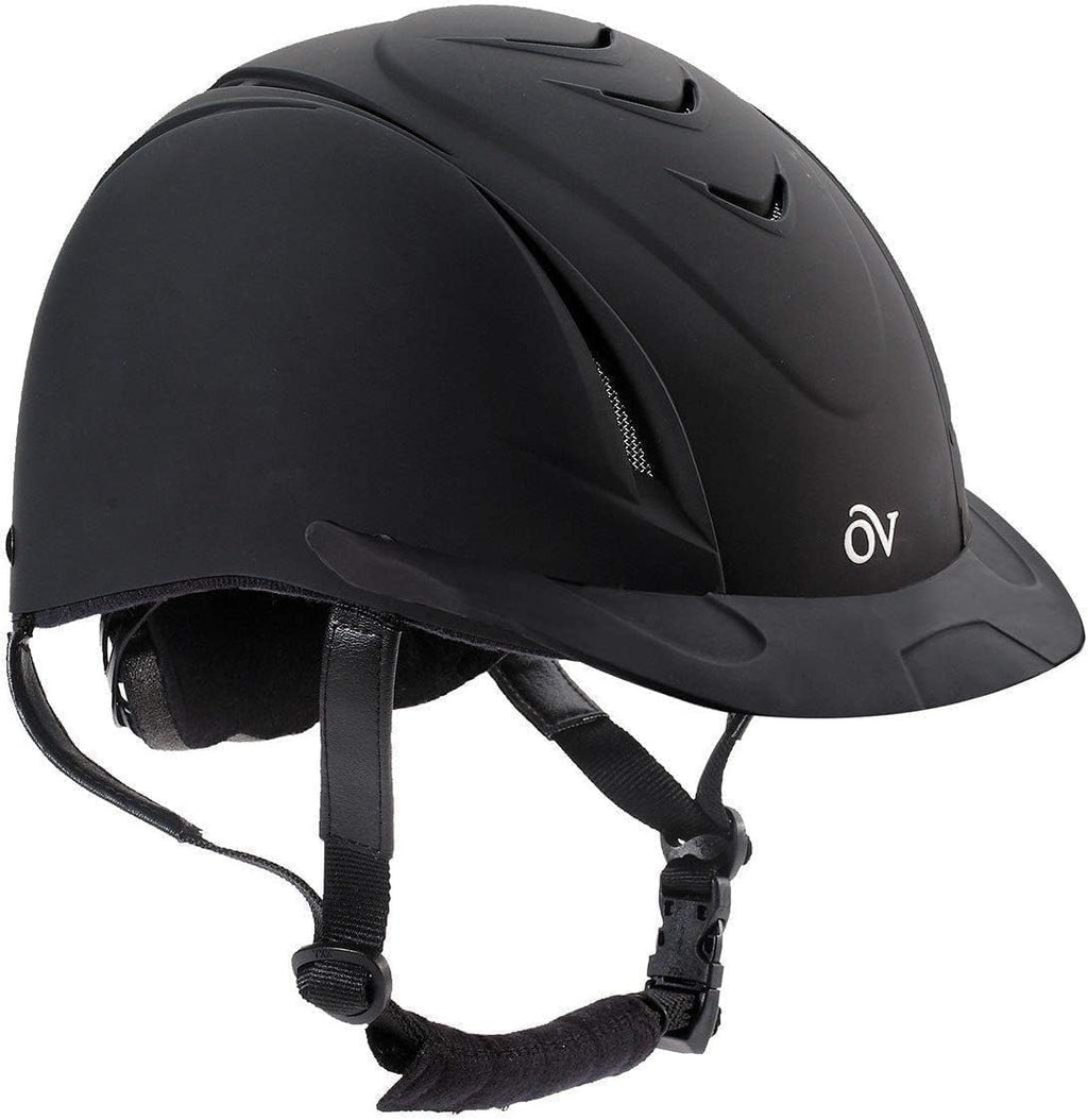 Adult Deluxe Schooler Riding Helmet - Lightweight Breathable Adjustable Equestrian Safety Helmet w/Removable Liner