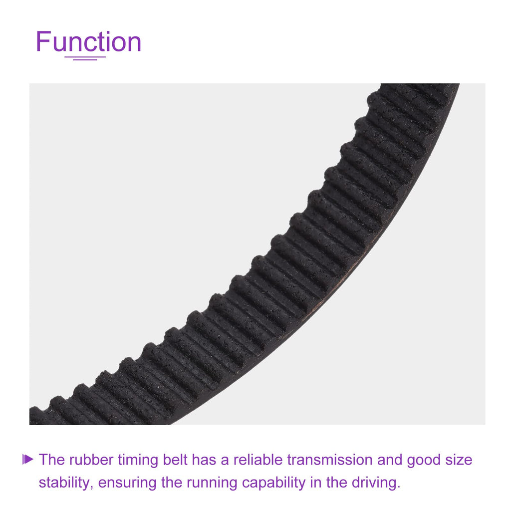 DMiotech 1 Pack S2M-134 67 Teeth 6mm Width Rubber Timing Belt, Synchronous Wheel Closed Loop for 3D Printer
