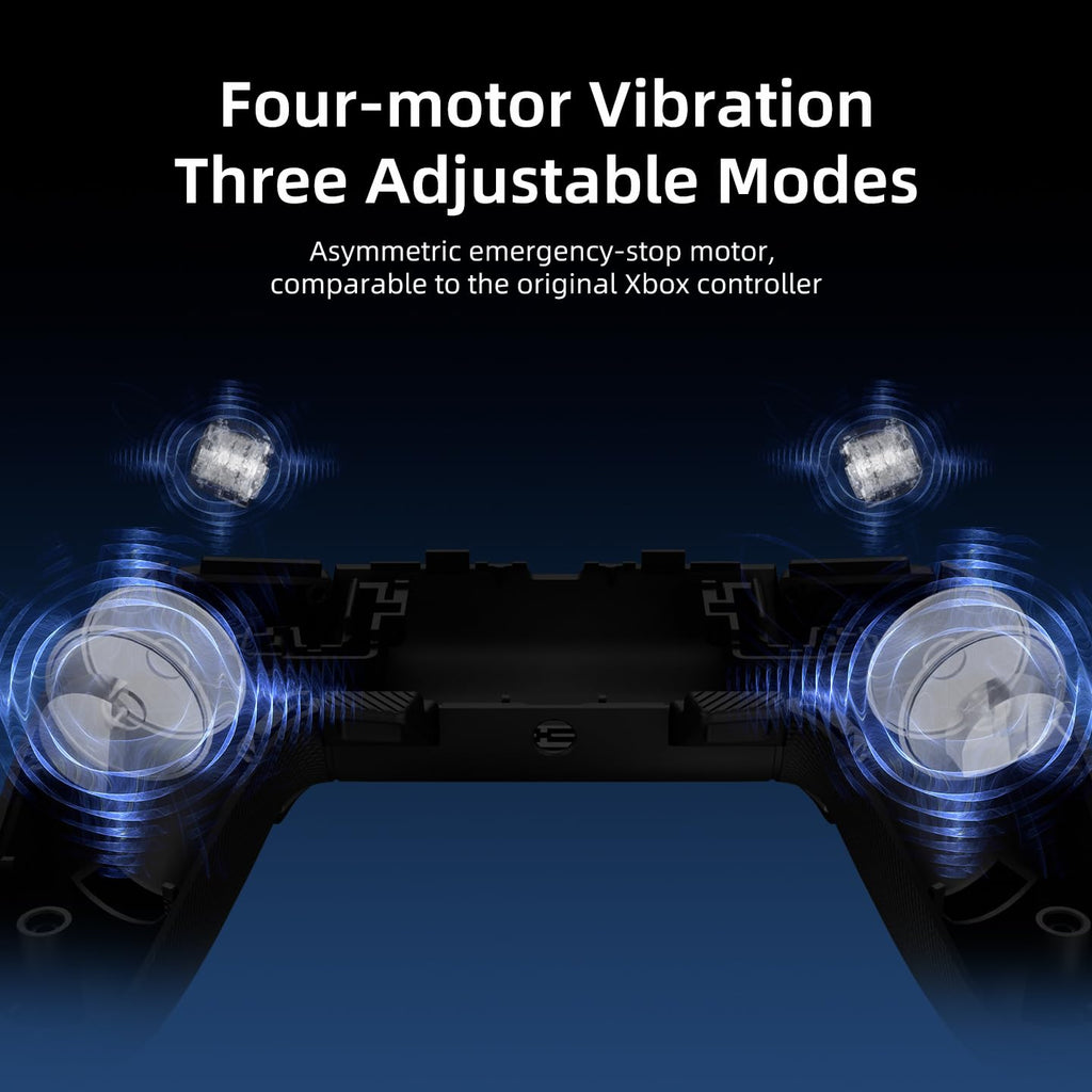 Hypershadow D4 2.4G Wireless Controller for PS4/Switch/PC/IOS/Android/Steam Deck, TMR Joysticks, Instant Trigger