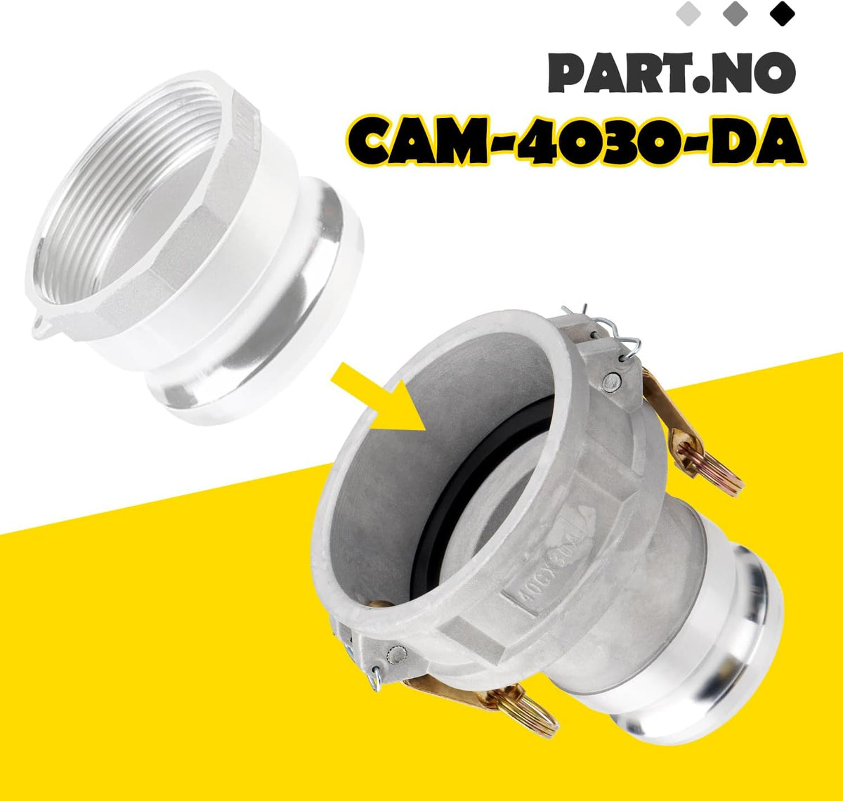 DA4030 Type DA Cam and Groove Hose Fitting