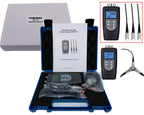 Vibration Meter Tester 3 Channel Vibrometer Gauge Analyzer with 3 Piezoelectric Transducers
