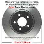 Front Brake Kit for 2.2L 1992-2001 Toyota Camry