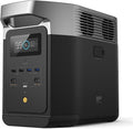 Portable Power Station DELTA 2, 1024Wh LiFePO4 (LFP) Battery, 1800W AC/100W USB-C Output, Solar Generator(Solar Panel