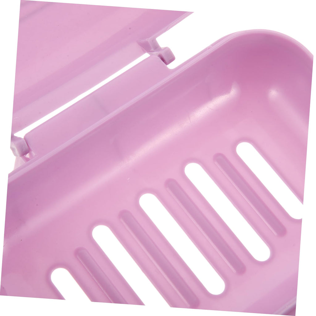 2pcs Plastic Soap Holder Travel Set with Lid for Camping