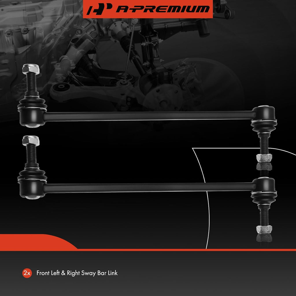 A-Premium Front Sway Bar Link Stabilizer Bar Link, Compatible with Chevy