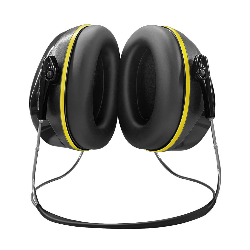 Neckband Ear Muffs, SNR 30dB Hearing Protection, Black