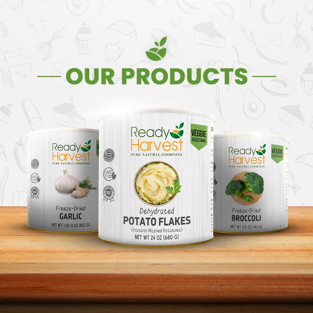 Freeze-Dried Mushroom for Emergency Food Supply | Camper Must-Haves Camping Essentials | Hurricane Preparedness