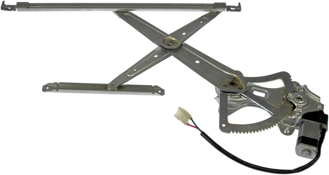 TRQ Front Driver Side Power Window Motor and Regulator Assembly Power