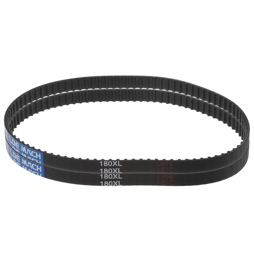 uxcell 2pcs 180XL 037 Timing Belt 90 Teeth Rubber Geared Cogged Belt