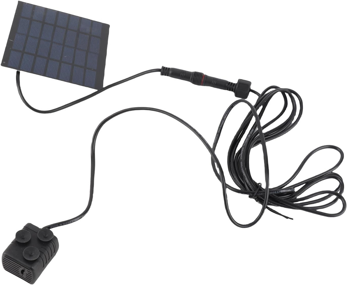 Solar Fountain Heater Mini Solar Fountain Pump Panel Kit – for Garden, Bird Bath, and Pond Decoration – 30-60cm Water