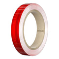 Reflective Tape, 1 Inch x 30 Feet - High Intensity - Red Reflective Safety Tape Waterproof Conspicuity for Trailer