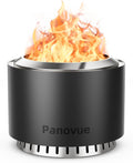 22 inch Smokeless Fire Pit with Waterproof Cover