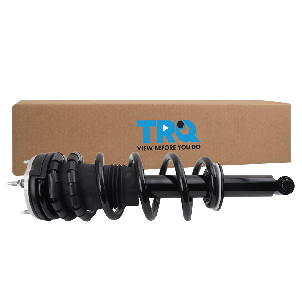 TRQ Front Left Strut and Spring Assembly Gas Charged Coil Spring