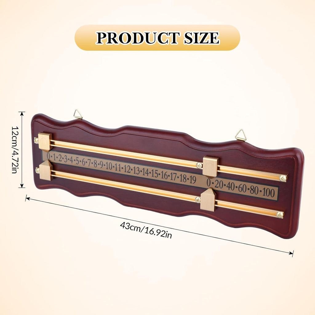 Snooker Billiard Score Board,Shuffleboard Scoreboard Referee Gear Scorer Board,Wooden Snooker Score Keeper Snooker