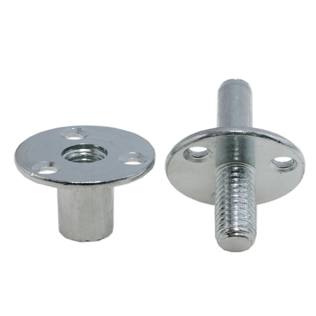 2Pcs M12 T-Nut Bed Post Connector for Furniture