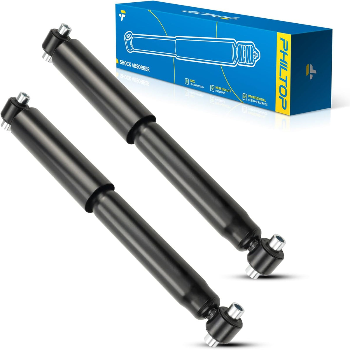 PHILTOP Rear Struts Assembly 5784 * 2 Shock Absorbers Replacement Shocks