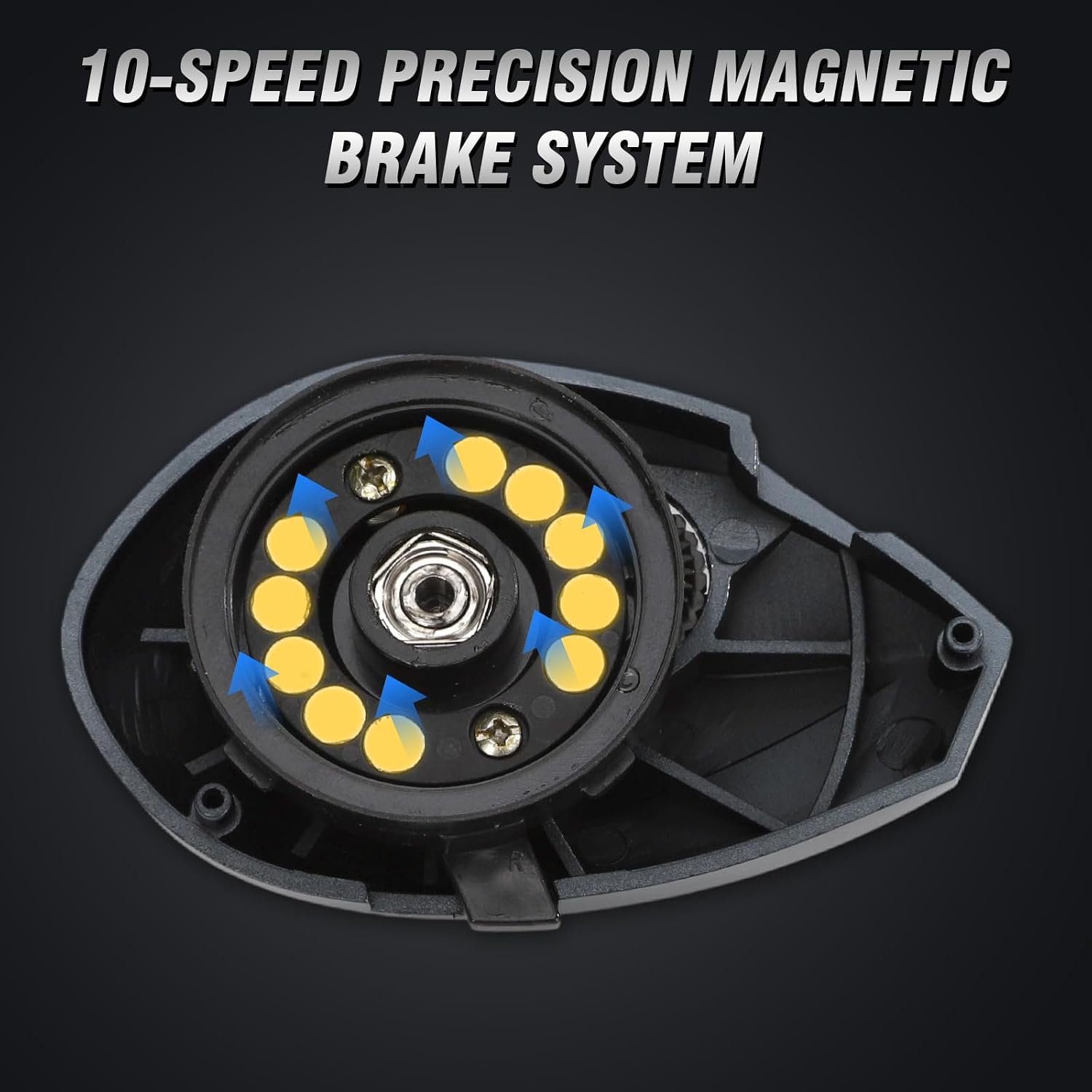 Baitcaster Reels 6.4:1 High-Speed Gear Ratio 33LB Max Drag 8+1 Bearings | Fishing Reel Aviation-Aluminium Spool