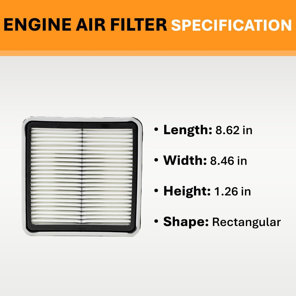 Engine Air Filter&Cabin Air Filter Combo Fits Subaru Forester 2009-2018,Crosstrek/XV Crosstrek 2013-2017,Impreza