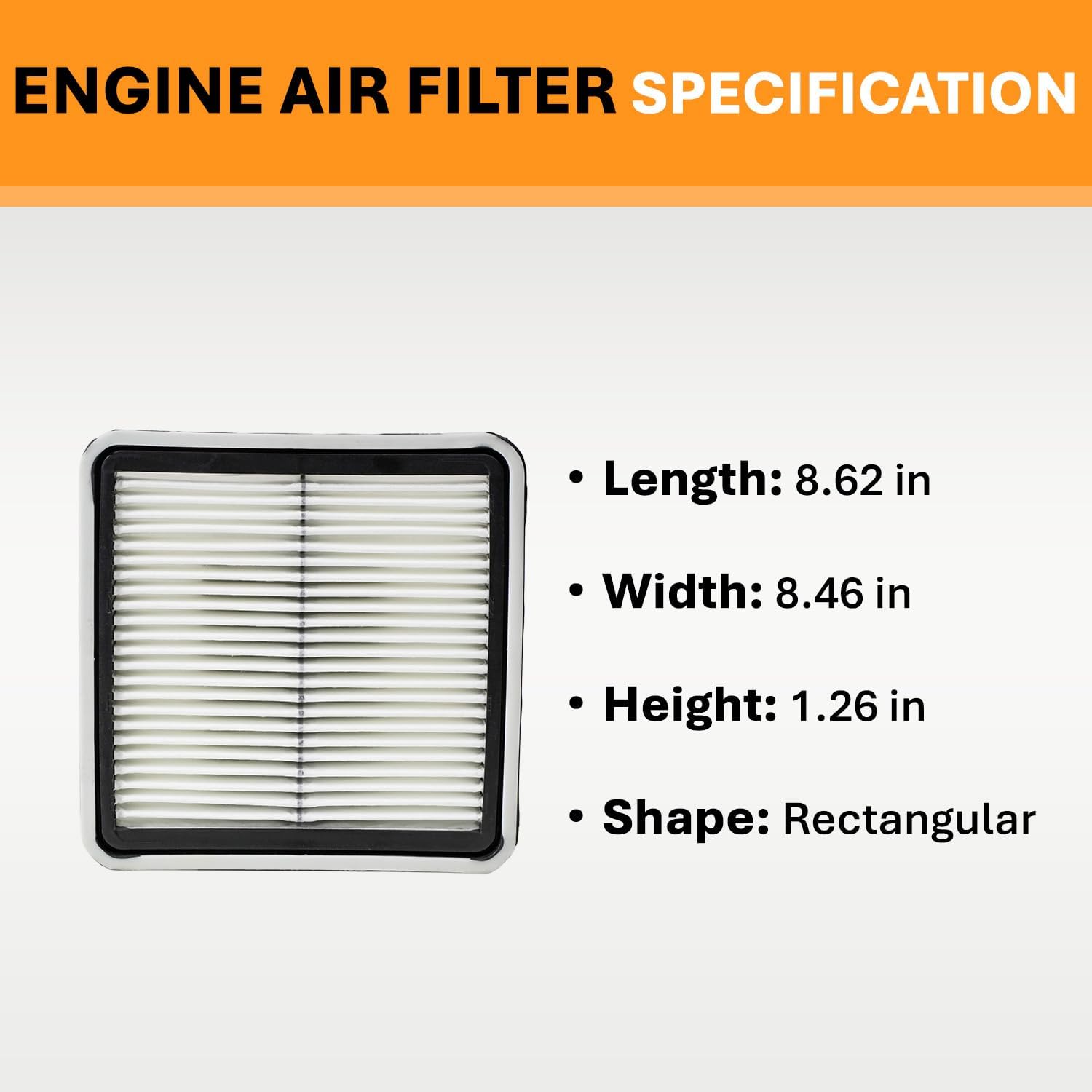 Engine Air Filter&Cabin Air Filter Combo Fits Subaru Forester 2009-2018,Crosstrek/XV Crosstrek 2013-2017,Impreza