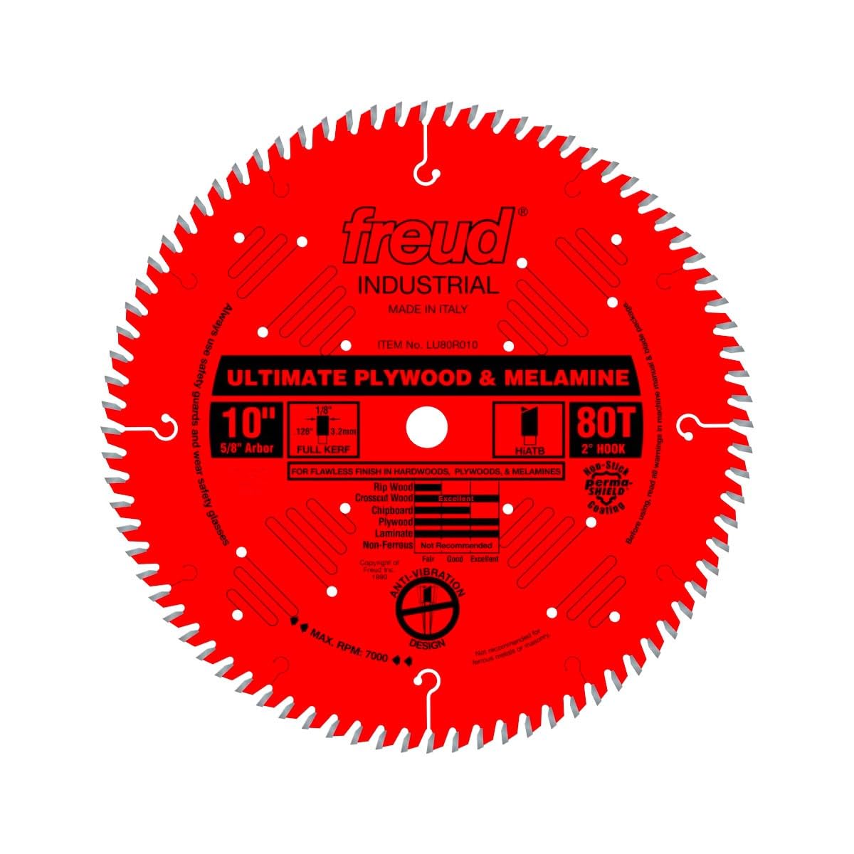 Freud LU80R012: 12" x 96T Ultimate Plywood & Melamine Blade