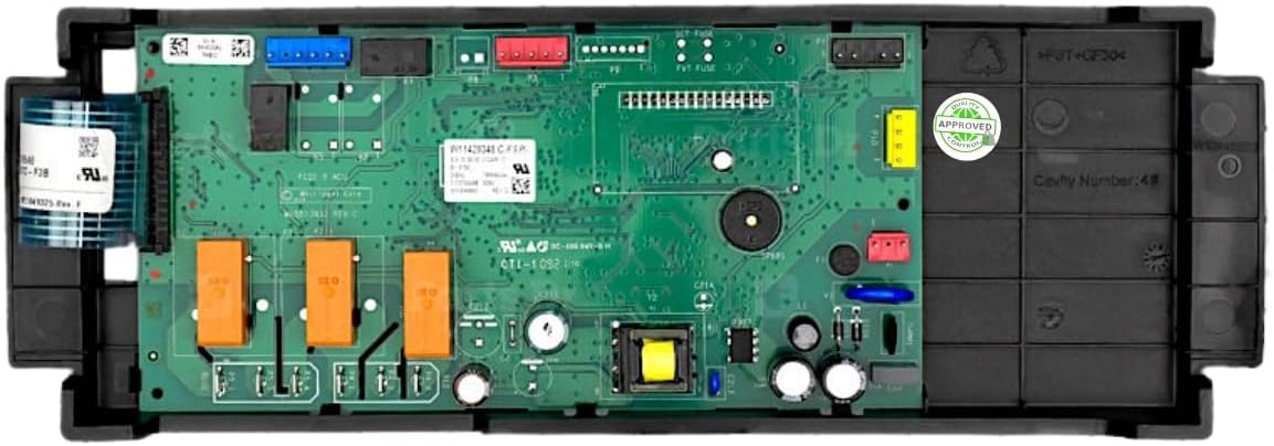 W11314391 W11428348 W11511579 CKD567368X compatible with Whirlpool Electric Range Control Assembly NON OEM Part fits old number W11314391 W11428348 W11511579
